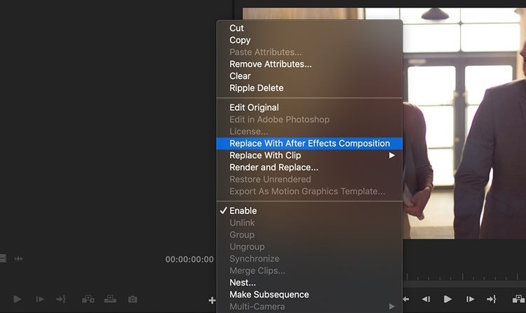 替换After Effects菜单 替换After Effects菜单