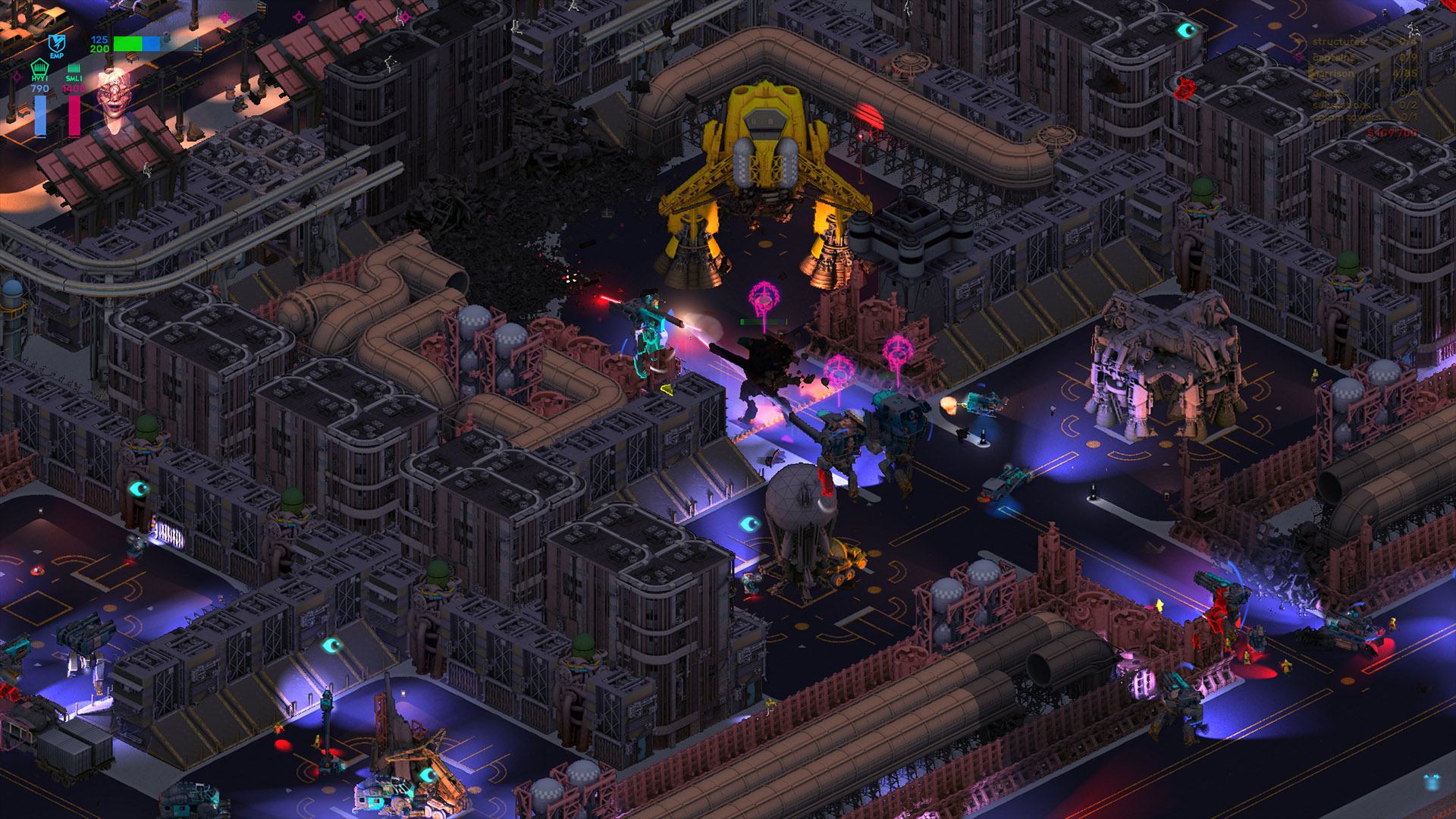 战团装甲 Brigador: Up-Armored Edition for Mac 复古风机甲射击游戏