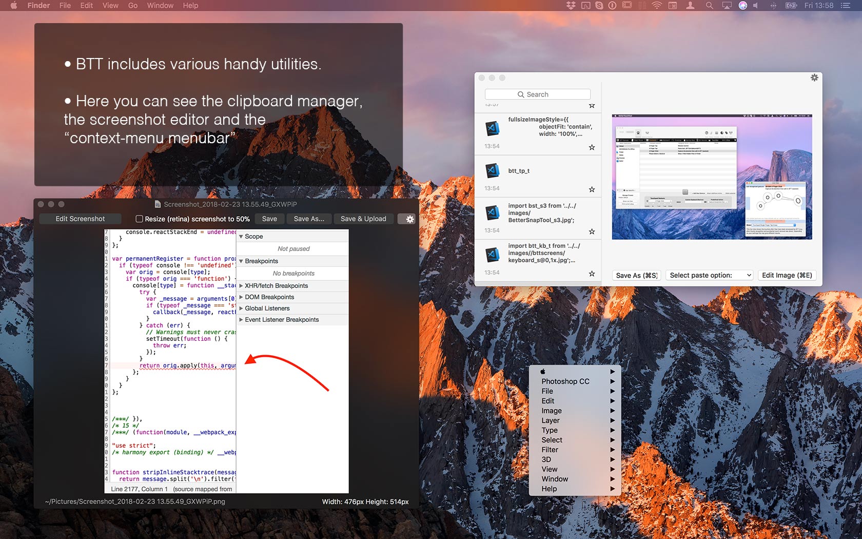 BetterTouchTool for Mac v3.02 自定义多点触控手势 破解版下载
