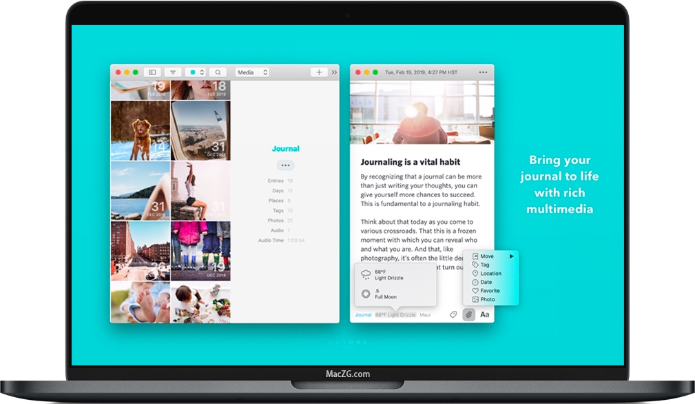 Day One for Mac 苹果日记本软件记事程序 中文免费版下载