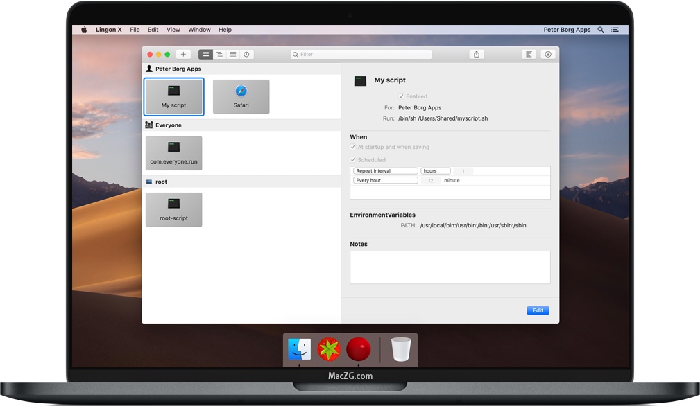 Lingon X for Mac 苹果自动运行应用程序和脚本 中文破解版下载
