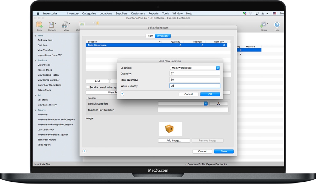 Inventoria for Mac v7.07 苹果电脑专业的库存管理软件 破解版下载