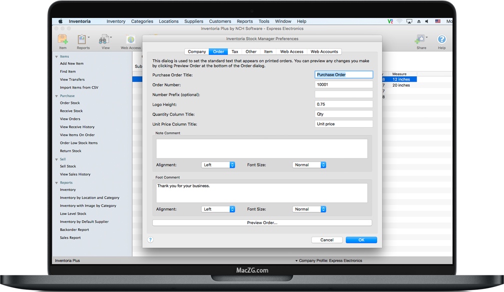 Inventoria for Mac v7.07 苹果电脑专业的库存管理软件 破解版下载