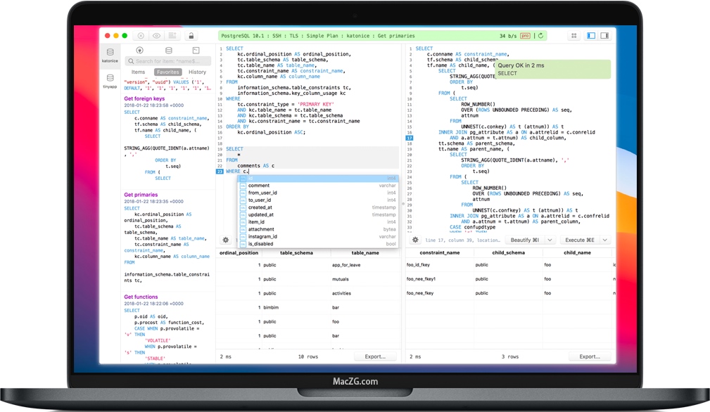 TablePlus for Mac 苹果电脑数据库管理软件 破解版下载