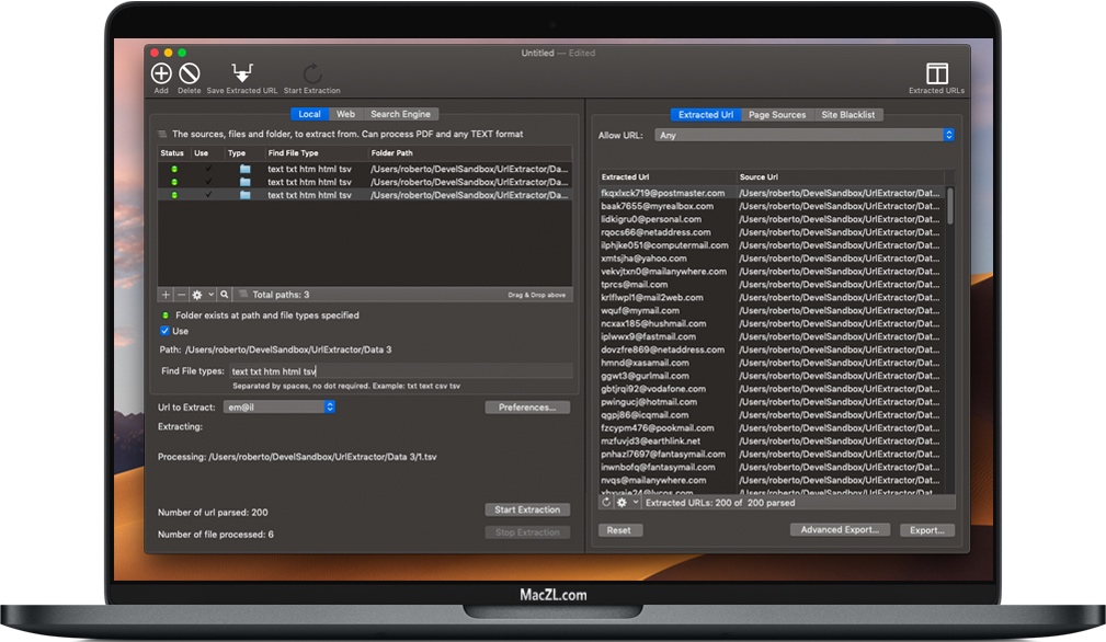 URL Extractor 4 for Mac 从Web网页中提取URL 破解版下载