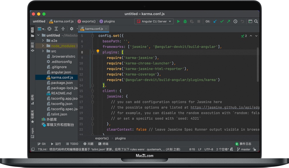 WebStorm for Mac v2020 Web前端开发程序 中文汉化版下载