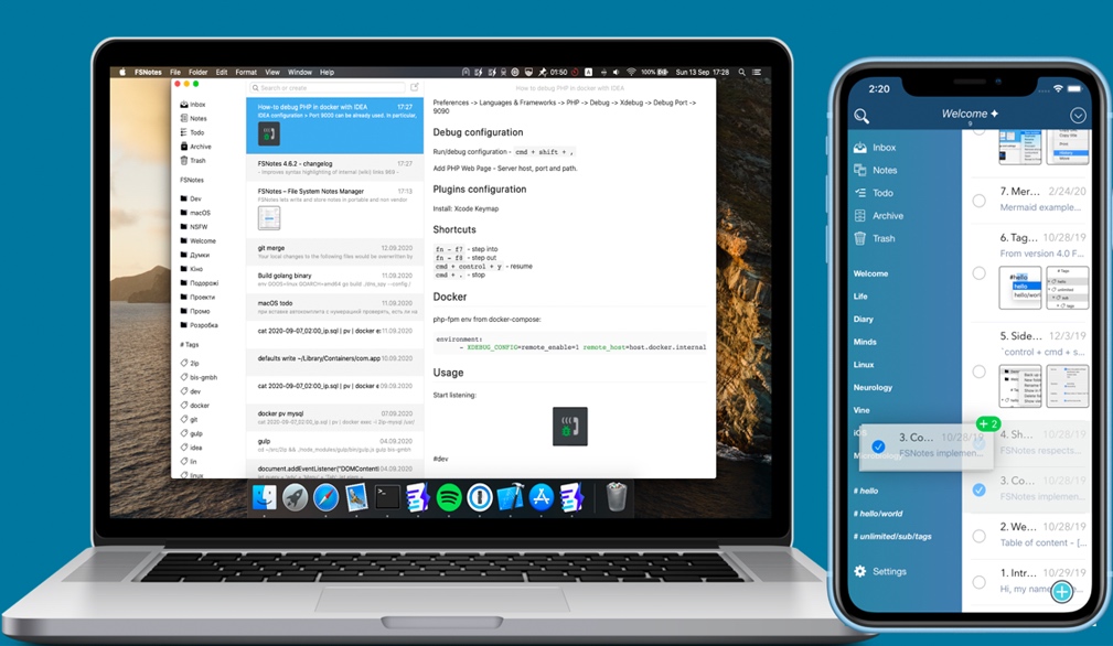 FSNotes for Mac 苹果轻量级文本笔记软件 中文破解版下载