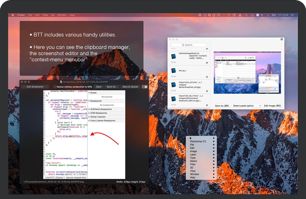 Mac BetterTouchTool 自定义多点触控手势 中文破解版下载