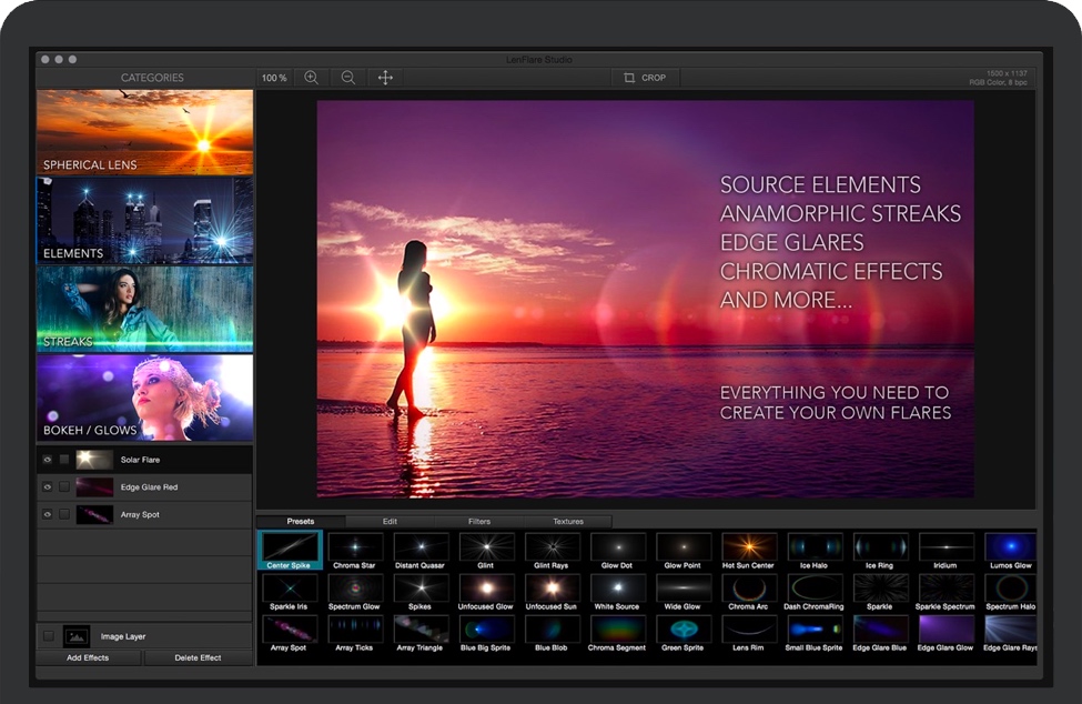 LensFlare Studio for Mac 苹果镜头光晕光学效果 破解版下载