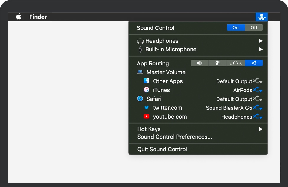 Sound Control for Mac 苹果电脑音量控制及输出软件 破解版免费下载