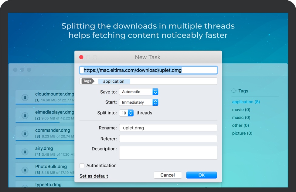 Folx GO+ for Mac 苹果电脑下载管理器和BitTorrent客户端