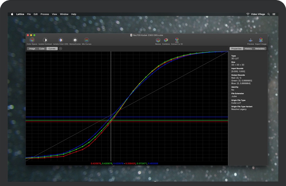 Lattice for Mac 苹果电脑LUT编辑和查看程序 破解版下载