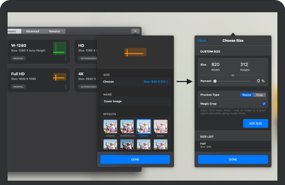 Repix Pro for Mac 苹果电脑照片批量调整软件 破解版免费下载