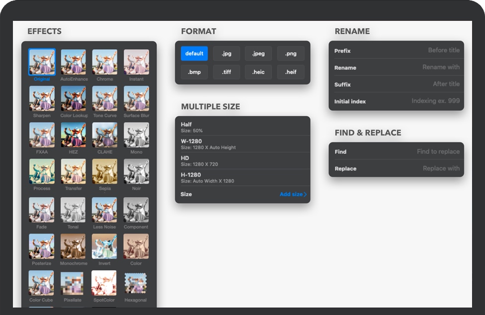Repix Pro for Mac 苹果电脑照片批量调整软件 破解版免费下载