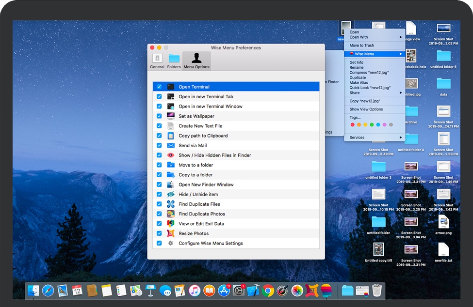 Wise Menu for Mac 苹果超强右键增强程序 破解版免费下载